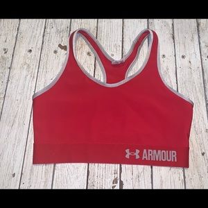 Under Armour Sports Bra-Red